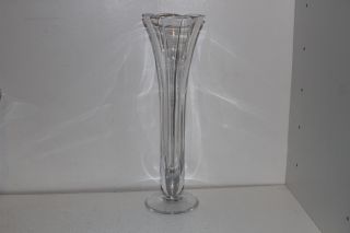 Rogaska 11.  75 " Clear Crystal Bud Vase - Signed