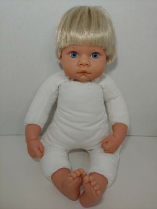 Lee Middleton Reva Schick Baby Doll 1998 Blonde Hair Blue Eye 090798 Cloth Vinyl