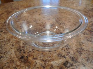 Vintage 1960s 0r 1970s Clear Pyrex.  322 1 L Nested Mixing Bowl