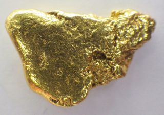 Gold Nugget Alaska Natural Placer 5.  257 Grams Nolan Creek High Purity 92 - 94