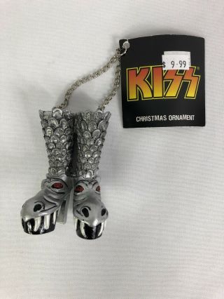 Kiss Gene Simmons Boots Resin Christmas Ornament