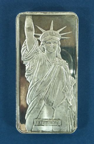 1986 Liberty Trade Silver Statue Of Liberty 10 Oz.  999 Fine Silver Bar