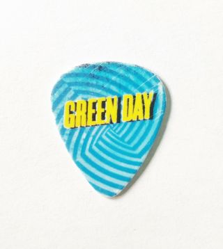 GREEN DAY Tre Cool Punk Rock Tour Guitar Pick AUTHENTIC RARE 2