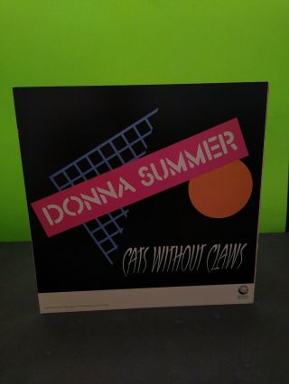 Donna Summer Cats Without Claws Three - Sided Lp Flat Promo 12x12 Poster