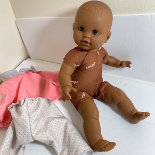 Corolle 14 Inch African American Black Baby Doll Lilou