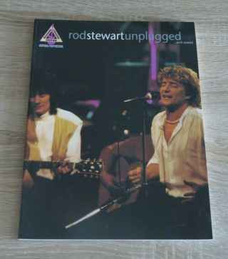Rod Stewart Unplugged And Seated Paperback Sheet Music Guitar Tab Lyrics