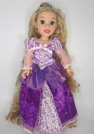 Disney Rapunzel 18 " Doll Princess And Me Jewel Edition Rare Jakks Pacific