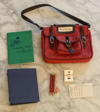 Pleasant Company American Girl Molly Mcintire Red School Bag Supplies Accessory