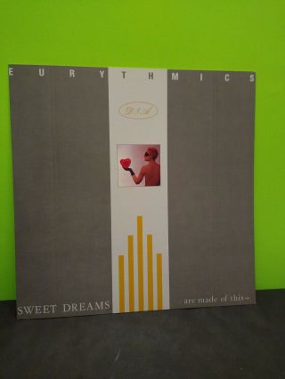 Eurythmics Sweet Dreams Are Made Of This Lp Flat Promo 12x12 Poster