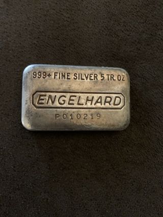 Engelhard 999,  Silver 5 Oz