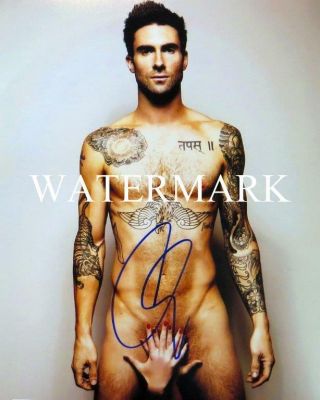 Reprint - Adam Levine Maroon 5 Signed 8 X 10 Glossy Photo Poster Rp