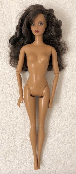 Articulated African American Miss Ruby Model Barbie Doll