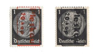 Pleskau Stamps 1941 Ww2