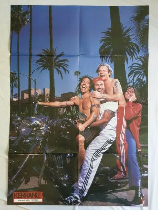 THE STROKES - RED HOT CHILI PEPPERS Large Double Sided POSTER from KERRANG 905 2
