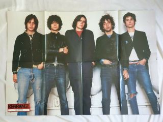 THE STROKES - RED HOT CHILI PEPPERS Large Double Sided POSTER from KERRANG 905 3