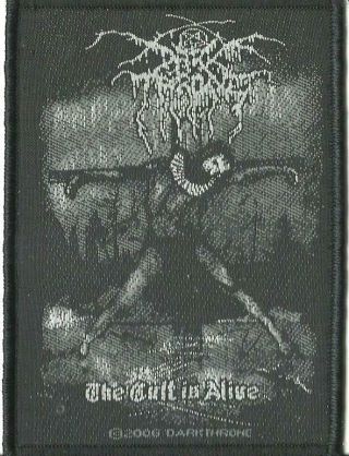 Darkthrone Cult Is Alive 2006 - Woven Sew On Patch - Official - No Longer Made