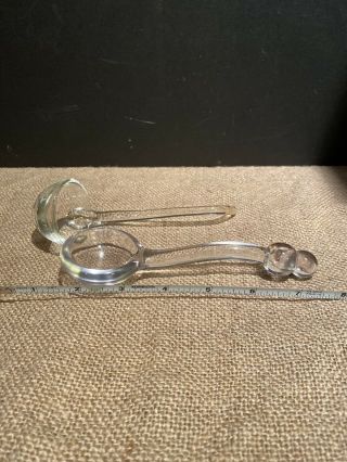 Two Small Glass Ladles/spoons