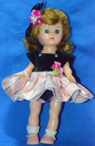 Vintage 8 " Cosmopolitan Ginger Doll In Tagged Dress