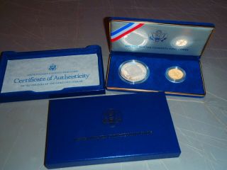 1987 United States Constitution Coin Proof Set Silver & Gold