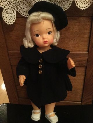 Doll Terri Lee Homemade Dress With Coat And Hat Made In The 1950 
