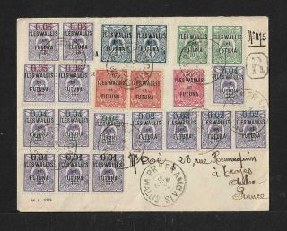 Wallis Et Futuna To France Registered Cover 1920