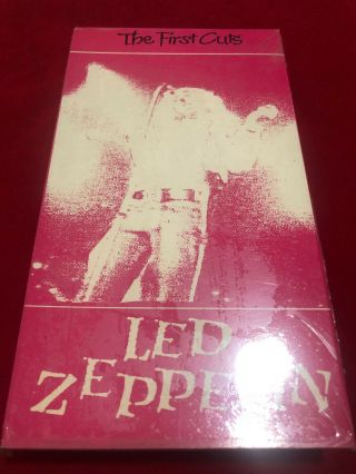 Led Zeppelin The First Cuts Vintage Vhs Video Tape 1990 Song Remains The Same
