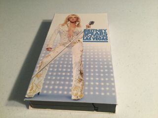 Britney Spears Live From Las Vegas Vhs Tape 2001