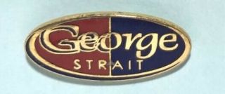George Strait - Country Music Legendary Singing Star,  Lapel Pin