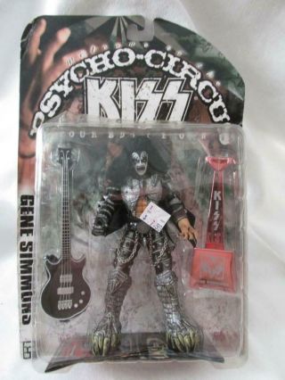 Kiss Psycho Circus Gene Simmons Action Figure - 1998 Mcfarlane - Moc Tour Edition