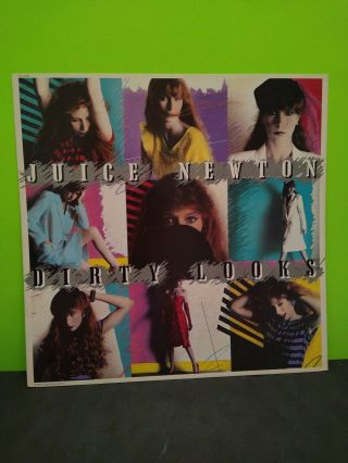 Juice Newton Dirty Looks Lp Flat Promo 12x12 Poster