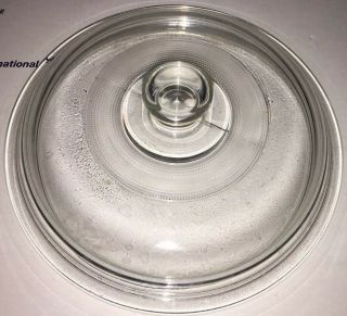 Vintage Pyrex Clear Glass Round Replacement Baking Dish Lid 7 5/8”