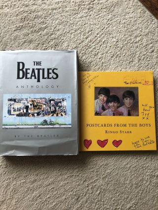 The Beatles Anthology Hardback Book,  Postcards From The Boys Ringo Starr