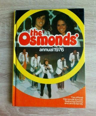 The Osmonds Annual 1976 Vintage/retro Pop Music Hardback