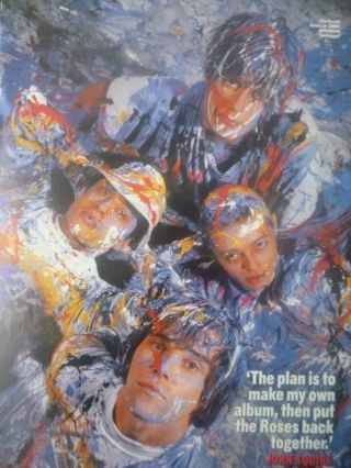 The Stone Roses - - Manchester,  1989 - - Laminated A4 Poster
