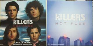 The Killers 2005 Hot Fuss 2 Sided Promotional Poster/flat Flawless Old Stock