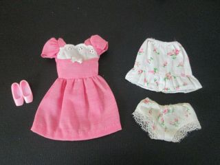 Vintage Barbie: Francie 3369 Pink N Pretty Complete Outfit