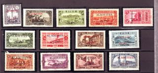 Alaouites,  Syria,  Syrie,  Syrien,  1925,  Sg.  26/38 Sans Charniere Luxe,  Mnh