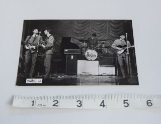 Beatles Live Blackpool Valex Smaller Postcard Photo Card 1963 V65 V 65