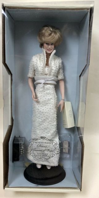 Franklin Diana Princess Of Wales Porcelain Doll