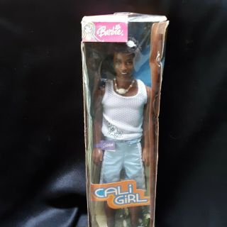 2003 Mattel Cali Girl Barbie Black Ken Doll Rooted Hair G4803 Steven