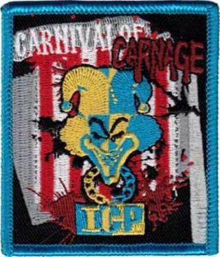 Insane Clown Posse Iron - On Patch Icp Carnival Of Carnage Logo