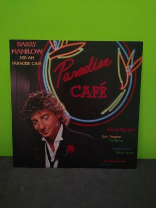 Barry Manilow 2 A.  M.  Paradise Cafe Lp Flat Promo 12x12 Poster