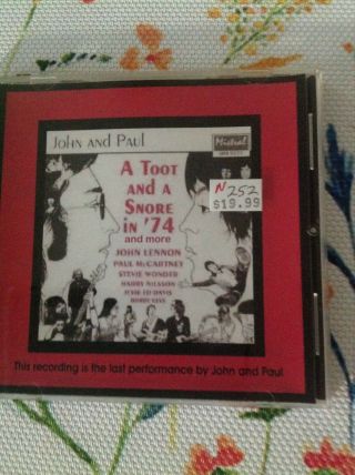 John Lennon & Paul Mac A Toot And A Snore In 1974 Cd