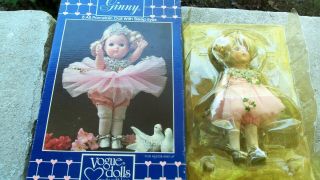 Vintage Vogue 1984 Porcelain Ballerina Pink Dress Ginny Doll 8 " Box Nfrb 75003