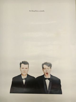 Pet Shop Boys Poster: Actually