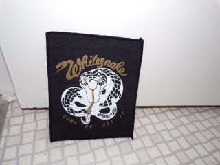 Whitesnake Come An Get It Tour Sew On Badge / Patch