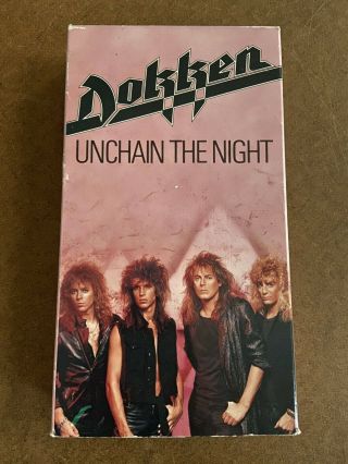 Dokken - Unchain The Night 1986 Rare Vhs Hair Metal