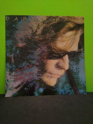 Daryl Hall Three Hearts In The Happy Ending Machine Lp Flat Promo 12x12 Poster