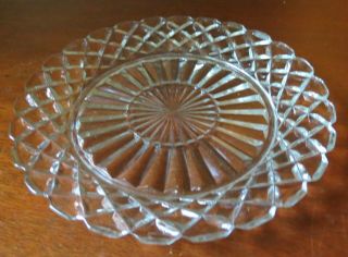 Anchor Hocking Waterford Waffle Clear 7” Salad Plate (s)