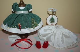 8 " Madame Alexander Ma Outfit Tagged My First Christmas Tree With Spode